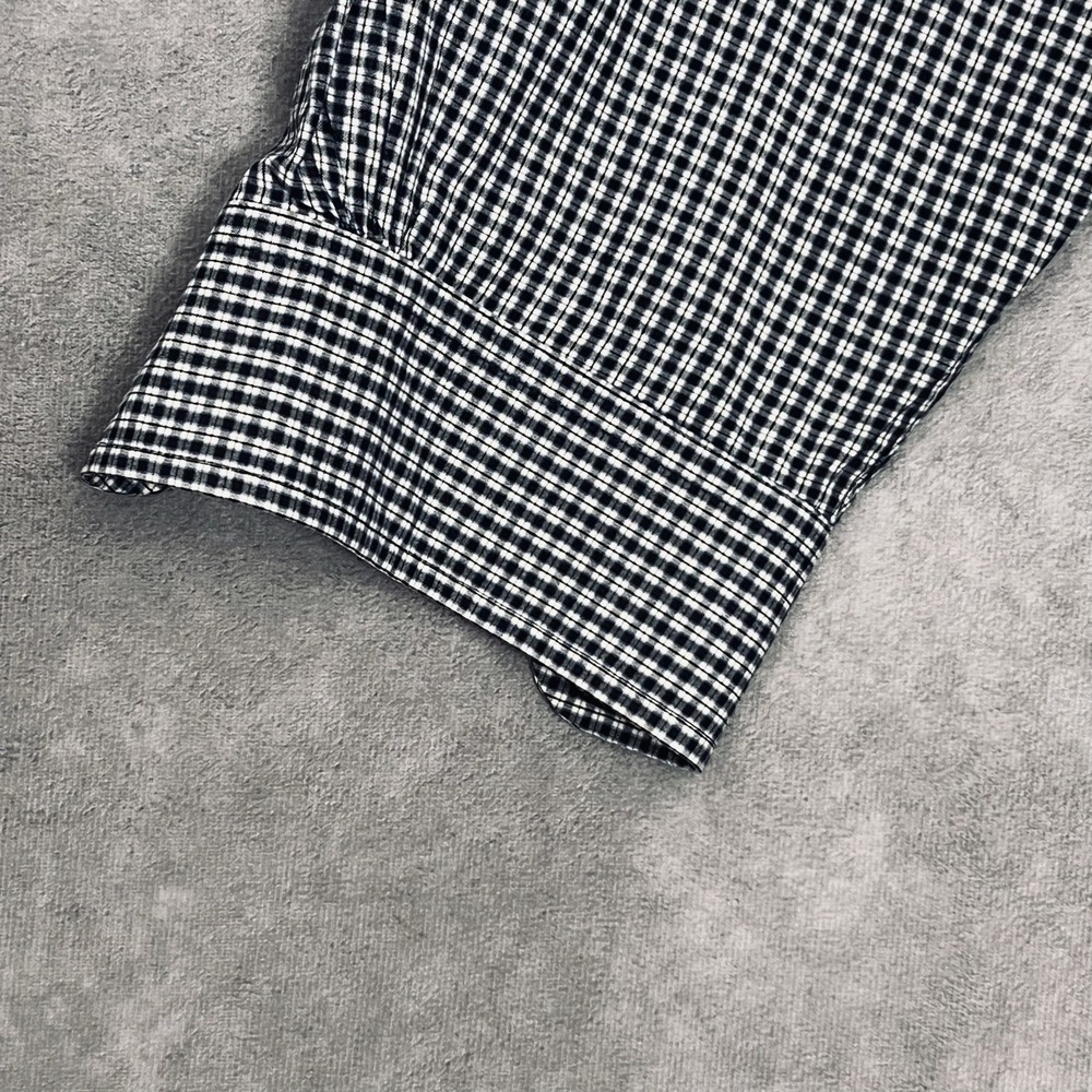 Brooks Brothers Men's Large‎ Shirt Blue White Check 100% Cotton - Picture 7 of 10